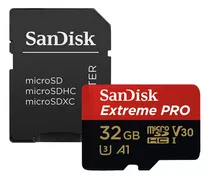 Cartão Memória Microsd Sandisk 32gb Micro Sd Com Adaptador