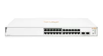 Switch Hpe Aruba 1830 Jl813a 24 Puertos Gigabit Poe+ Adm L2