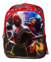 Mochila Spiderman 3d Vs Hombre Araña Escolares Primarias Lo+