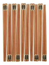 Kit Hashi Kyoto Com 10 Pares Em Bambu 23x8,5x1cm - Yoi