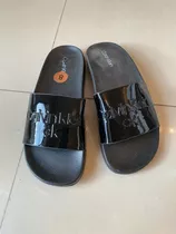 Ojotas Calvin Klein Negras Chanclas Talle 38 (n)