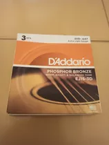  Cuerdas Para Guitarra Electroacústica Daddario .010