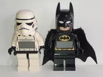 Lote Bonecos Relógio Lego Star Wars Dc Super Heroes Batman 