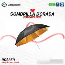 Sombrilla Fotografica Dorada