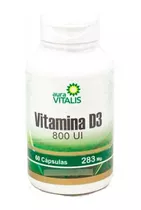 Vitamina D3 Cápsulas 800 Ui X 60 Auravitalis