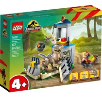 Lego Jurassic Park 76957 Fuga Do Velociraptor 4+ Anos -