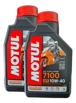 Aceite Motul 7100 10w40 4t 100% Sintético Frances (2 Litros)