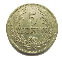 5 Centésimos Año 1941 Variante Vitureira En Excelente Estado