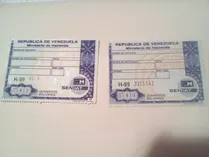 Estampilla Postal Antigua De Colección 500bs