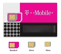 Chip T-mobile Viajes Eeuu México Canadá Sim Internet Datos 