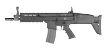 Marcadora Airsoft Fn Scar L Aeg Metal Polimero Negra