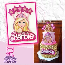 Toppers Para Torta Barbie