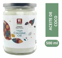 Aceite De Coco Orgánico 100% Natural Ext Virgen 500ml- Wichy