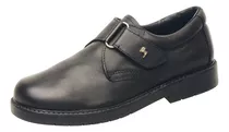 Zapato Colegial Con Felcro 27-33 100% Cuero Marcel Oficial