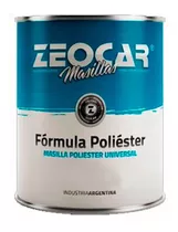 Zeocar Masilla Poliester - 4 Kg  C/cat 