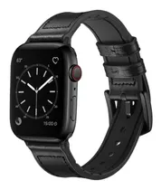 Malla Cuero Premium Apple Watch 44 42 40 38 Mm