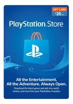 Psn Playstation Ps4 Store 25 Usd Codigo Digital Para Juegos 