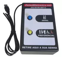 Botoeira Usb Com 2 Botões Para Programa De Painel Eletrônico