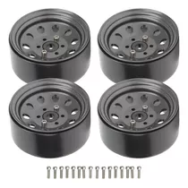 4 Piezas De Cubo De Rueda Rc Beadlock De 1.9 Pulgadas, Resis