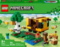 Kit Minecraft 21241 Casa De Campo Da Abelha 254 Peças Lego