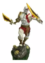 Action Figure Boneco Kratos God Of War Estatua Em Resina