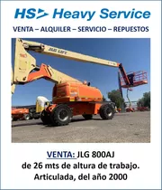 Venta De Plataforma Articulada JLG 800aj, Diesel, Año 2000