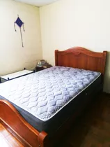 Vendo Cama De Madera Dos Plazas