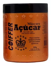 Máscara De Açucar Coiffer 500g Cabelo Elástico E Quebradiço