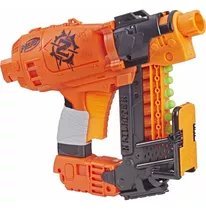 Lança Dardo Zombie System Nailbiter, Nerf, Laranja/preto