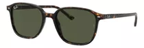 Anteojos De Sol Ray-ban Leonard Standard Con Marco De Acetato Color Matte Tortoise, Lente Green Clásica, Varilla Matte Tortoise De Acetato - Rb2193