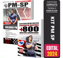 Kit Apostila + Caderno De Questões Pm Sp - Soldado Pmsp