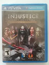 Injustice Gods Among Us Ultimate Edition Ps Vita 100% Nuevo