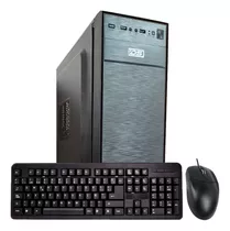 Gabinete Kit Atx Fuente 500watts Mouse Y Teclado Ds Pc Negro