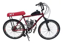 Bicicleta Motorizada 80cc Banco Mobilete Xr Aro 26 Aero Mtb