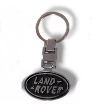 Llavero Cromado Importado Metal Land Rover Logo Ambos Lados