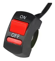 Ficha Tecla Boton Switch Interruptor On Off Para Faros Moto