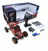 Carro Wltoys Com Controle 50km/h Off Road Basher 4x4 1/12