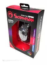 Mouse Óptico Gamer Marvo M399 6400 Dpi 6 Botones 3d Led