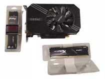 Placa De Video Gtx 1060 3gb Brinde 2 Pentes Memória 8gb Ddr4