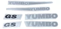 Kit De Calcos Completos Yumbo Gs2 Gris/negro - 6 Piezas