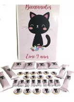  Golosinas Personalizadas X 25 Gatito Negro Candy Bar 