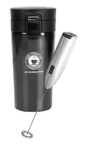 Combo Vaso Térmico Café Acero Inox  + Batidor De Café - Otec