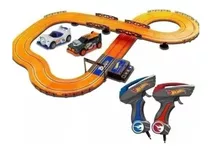 Pista Autorama Hotwheels Track 380cm C/ 2 Controles 2 Carros