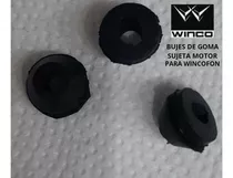 3 Bujes De Goma Sujeta Motor Para Tocadiscos Wincofon 