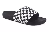 Ojota Vans La Costa Slide-on Checker Blanco Y Negro