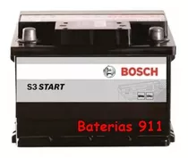 12x75 Bateria Bosch S3 Start Nafta Gnc Ford Fiat Renault Libre Mantenimiento Blindada