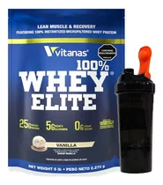 100% Whey Elite 5lbs Proteína - L a $55600