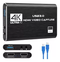 Tarjeta De Captura De Vídeo Audio Usb 3.0 4k Hd 1080p 60hz