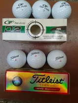 2 Cajas Con 6 Pelotas De Golf Nuevas Top-flite Y Fitleist