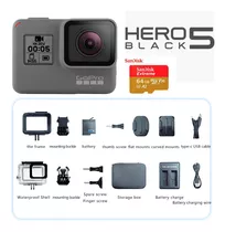 Hero5 Black (nueva Openbox) + Extreme 64gb + Set Accesorios